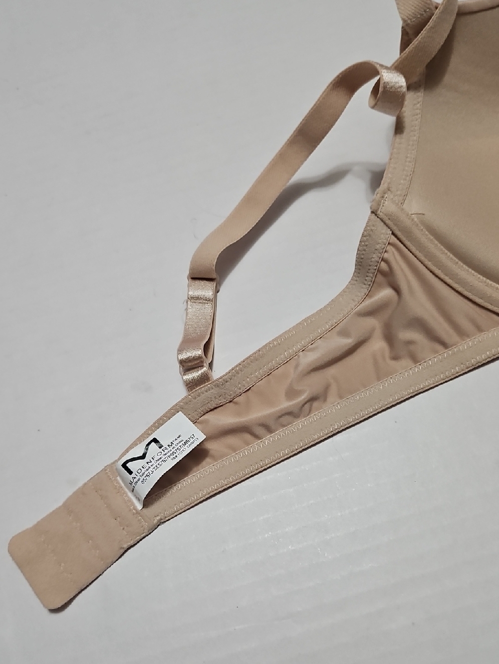 Maidenform Beige Smooth Contour Push Up Seamless Underwire Bra Size 38C - Picture 3 of 8